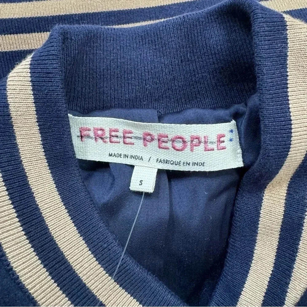 NWT Free People Home Run Varsity Bomber Jacket - Picture 12 of 16